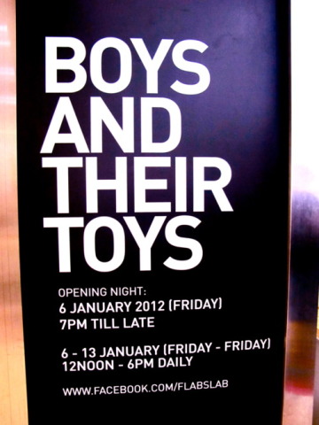 BOYS and their TOYS 男孩們和他們的玩具展覽
