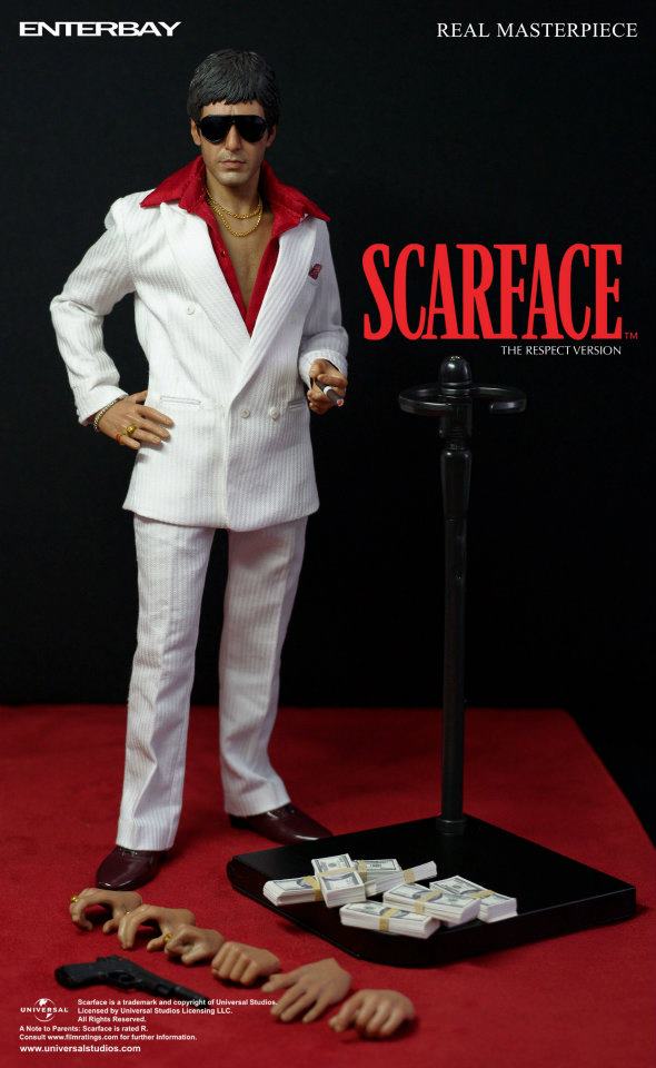 ENTERBAY - 疤面煞星（尊爵版）/ Real Masterpiece - Scarface (Respect version)