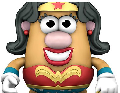 New Superman & Wonder Woman Potato Heads