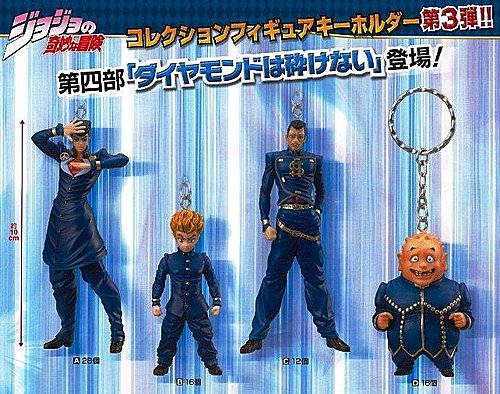 JOJO之奇妙冒險第四部角色 Key chain鑰匙圈