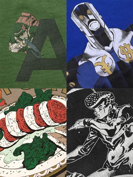 ultra BRAND 發表四款JOJO第四部T恤！