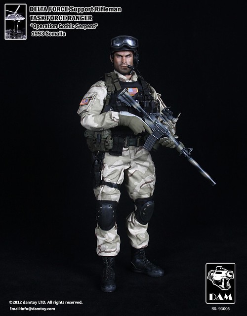 Dam Toy 美國特種三角洲部隊-支援步槍兵