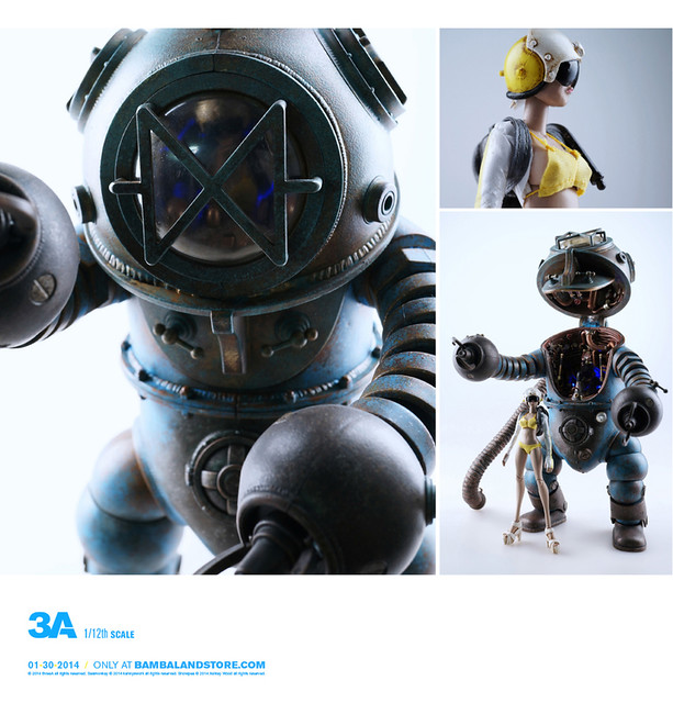 threeA - Kenny wong × Ashley wood 1:12 SEA MONKEY + SNOWPEA | 玩具