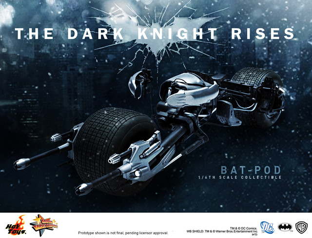 Hot Toys - MMS177 - The Dark Knight Rises: 1/6th scale Bat-pod Collectible