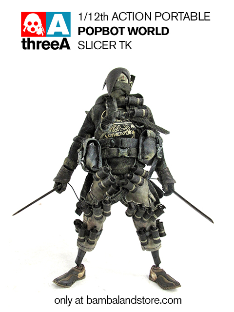 threeA - POPBOT：Action PORTABLE Slicer Tomorrow Kings | 玩具人Toy