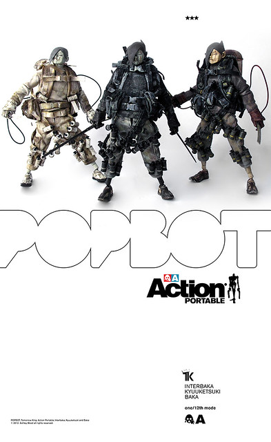 threeA - POPBOT：Action PORTABLE Slicer Tomorrow Kings