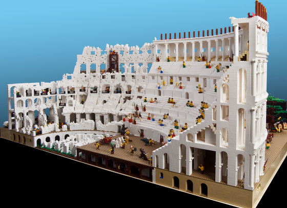 Ryan McNaught 製作的LEGO Colosseum 樂高競技場