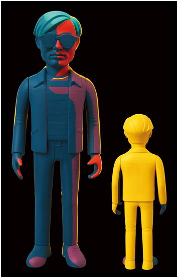 MEDICOM TOY - アンディウォーホル  medicom toy メディコムトイ フィギュア VCD MEDICOM TOY - VCD アンディ・ウォーホル 80's STYLE Ver.