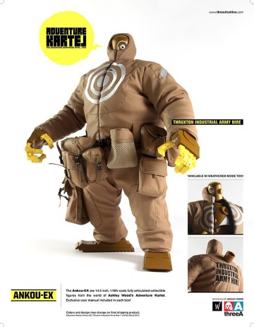 その他 threeA ADVENTURE KARTEL ANKOU-EX 3A Toys – Action Portable Ankou-Ex Fat Drown