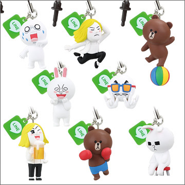 line手機防塵塞吊飾轉蛋 第二彈