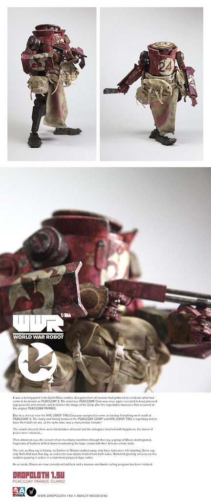 threeA - WWR 系列Dropcloth 1.5U - Peaceday | 玩具人Toy People News