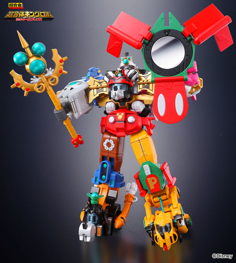 Bandai 超合金超合體king Robot Mickey Friends 玩具人toy People News