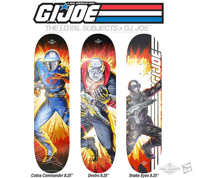 The Loyal Subjects - G.I. JOE 復古吊卡插畫滑板
