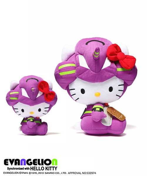『新世紀福音戰士 × HELLO KITTY』娃娃
