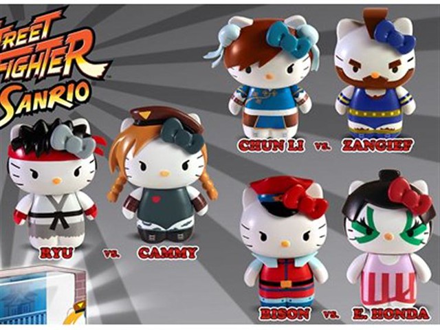 這樣也行？！HELLO KITTY × 快打旋風！！！