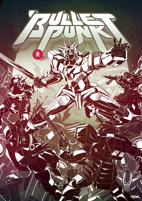 Quiccs' BULLETPUNK: [Counterattack Mode (Original)] x [Ghost Mode (Afterlife)] 反撃 x 霊流 Special Edition A3 Prints