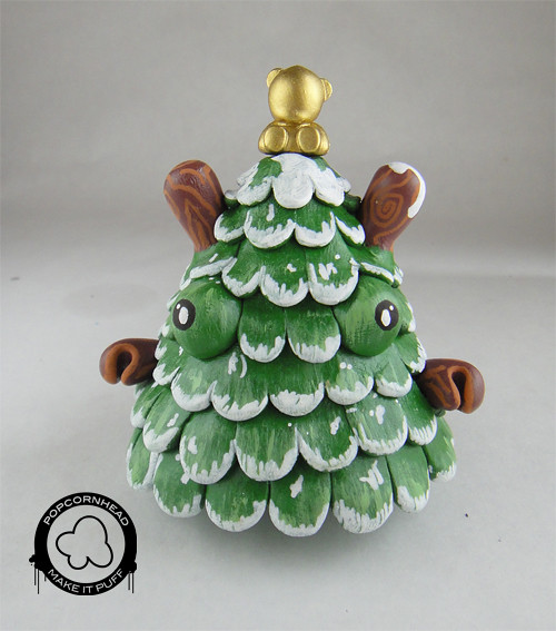 手工訂製聖誕樹Dunny by 爆米花頭工作室