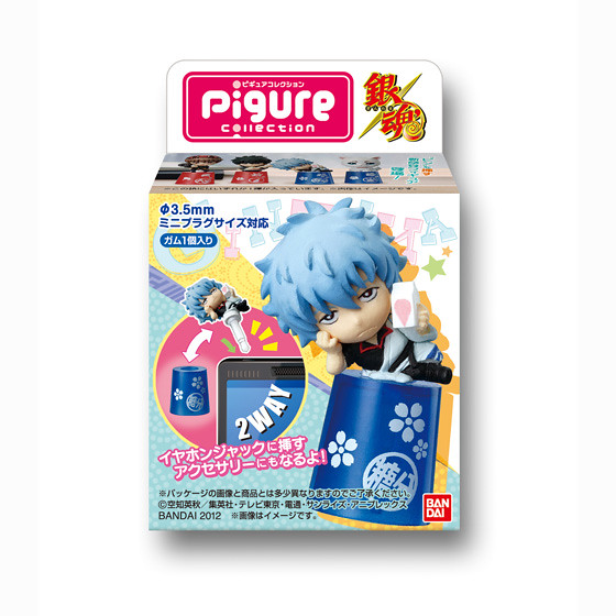 BANDAI - Pigure Collection 銀魂 耳機塞玩偶登場！～