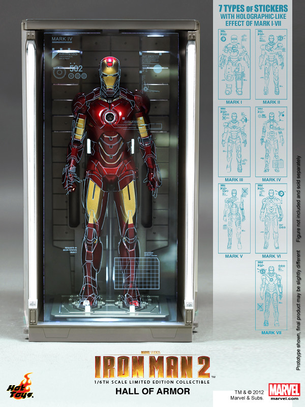 Hot Toys - 1/6 比例鋼鐵人格納庫