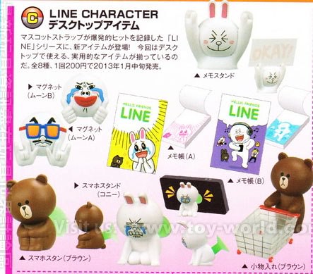 Line 新款實用小物系列 轉蛋