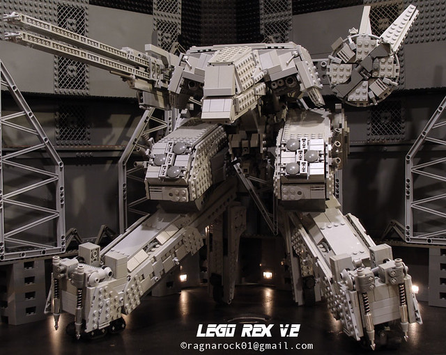 LEGO 神人玩家再現超巨大可動式「METAL GEAR REX」
