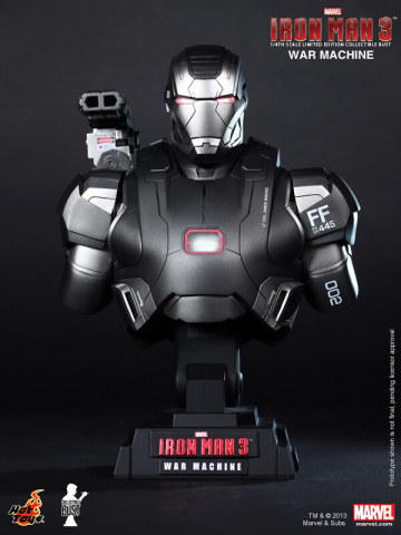 Hot Toys - 鋼鐵人3 ：1/4 戰爭機器胸像