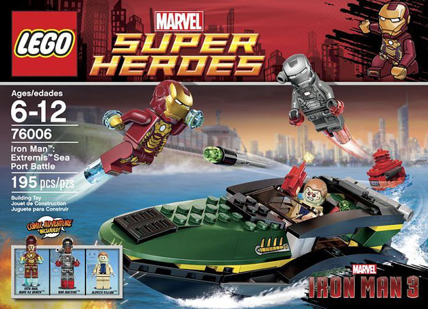 LEGO Super Heroes系列預計2013年推出鋼鐵人3作品