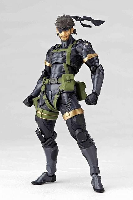 海洋堂Revoltech Metal Gear 輪轉可動 潛龍諜影 Snake 