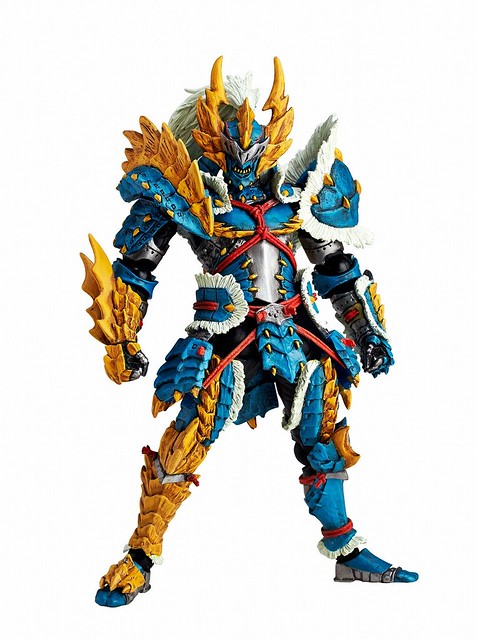 海洋堂 魔物獵人 雷狼龍裝男劍士 