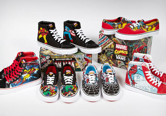 Marvel x Vans 收集鞋款