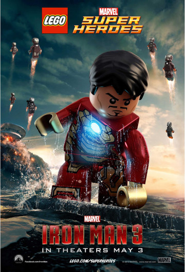LEGO 發表兩款【鋼鐵人3】電影海報