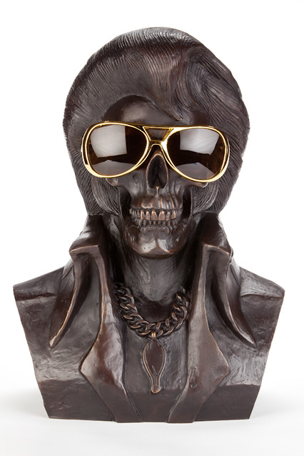 FRANK KOZIK - 貓王之死 青銅雕像極限量22 體