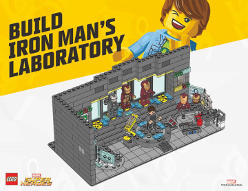 LEGO CLUB【鋼鐵人的實驗室】組裝說明書免費下載中！