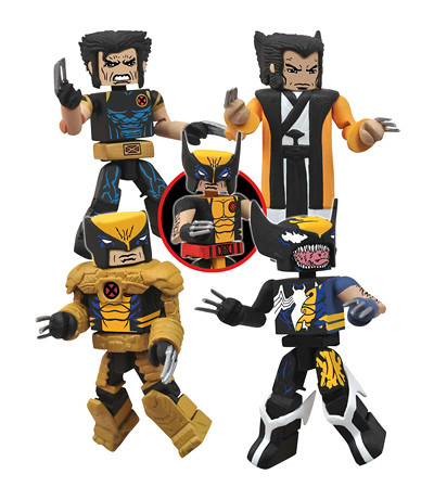 SDCC 2013 Marvel Minimates 金鋼狼戰記 3000 體限定組合包