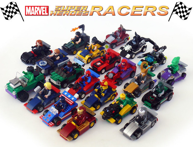 樂高 Super heroes racers MOC作品