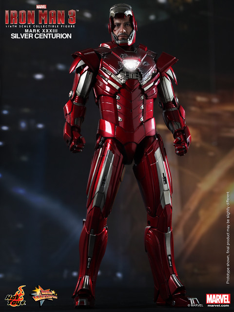 Hot Toys - 鋼鐵人3：馬克33 - 銀色百夫長（Silver Centurion）