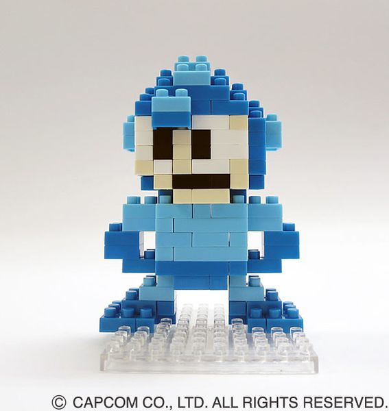 nanoblock 完美重現8-bit 點陣風「洛克人」！