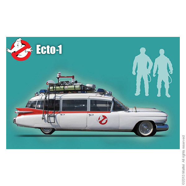 Mattel – 1/12 比例 魔鬼剋星 Ecto-1 特別組合包