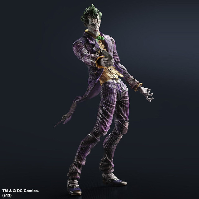 Play Arts 改 - 蝙蝠俠：阿卡漢城市 - 小丑