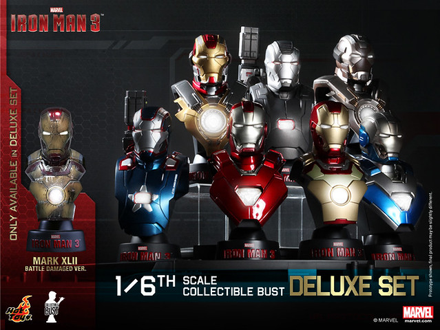 Hot Toys – 鋼鐵人3 1/6 比例胸像系列登場！