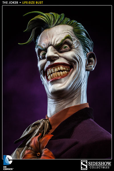 犯罪王子登場！SIDESHOW 小丑 1：1胸像