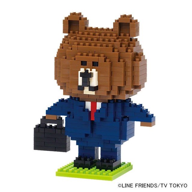 Line x Nanoblock 可愛熊大迷你積木