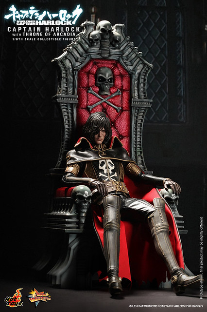Hot Toys – MMS223 – 宇宙海賊哈洛克: 1/6 比例 哈洛克 & 阿卡迪亞王座