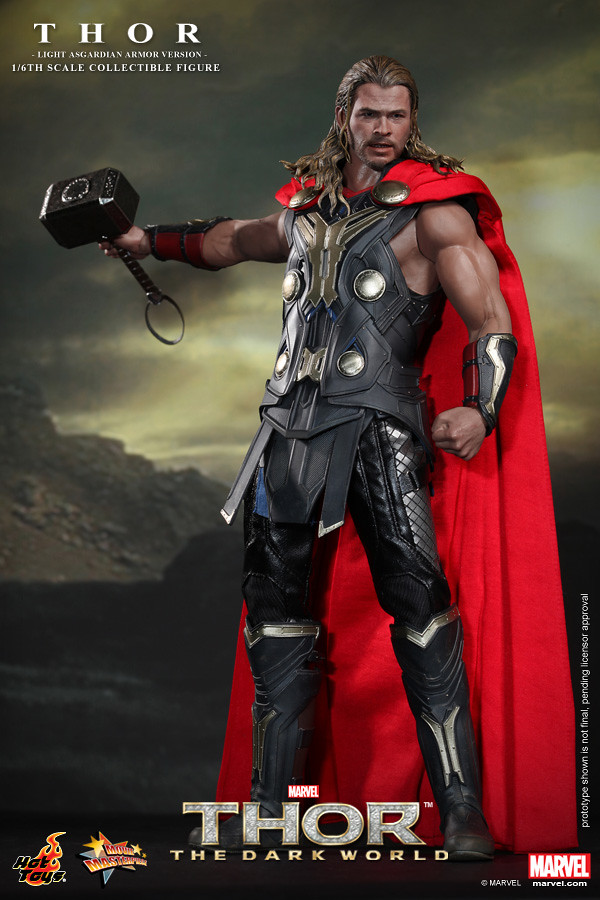 Hot Toys - MMS225 - 雷神索爾2：黑暗世界: 1/6 比例 索爾（阿斯嘉輕型甲冑版）