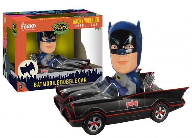 FUNKO WACKY WOBBLER 系列 1966 年電視影集版蝙蝠俠+蝙蝠車