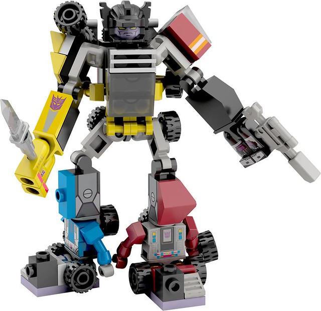 KRE-O 合體人物組 第三彈 威脅者“Menasor” & 計算王“Computron”