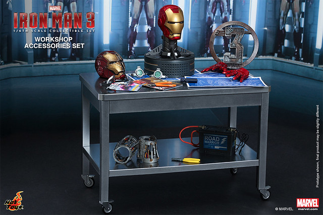 Hot Toys – ACS002 – 鋼鐵人 3: 1/6比例 工作室配件包
