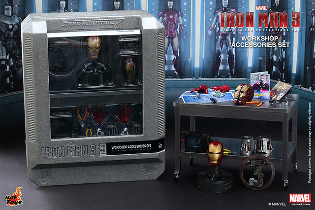 Hot Toys – ACS002 – 鋼鐵人3: 1/6比例工作室配件包