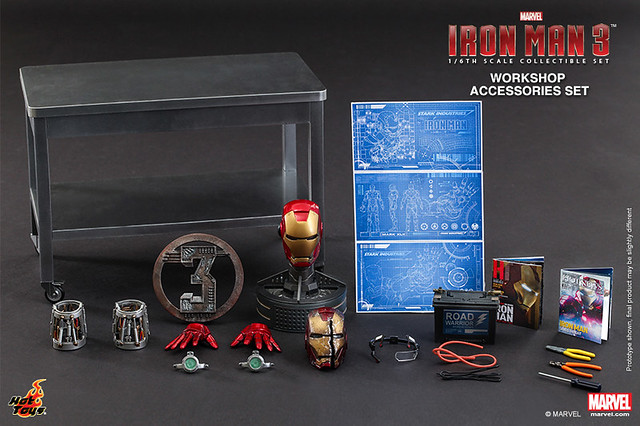 Hot Toys – ACS002 – 鋼鐵人3: 1/6比例工作室配件包