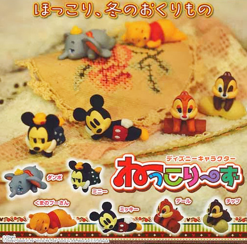 TAKARA TOMY 迪士尼角色人物 打瞌睡 轉蛋